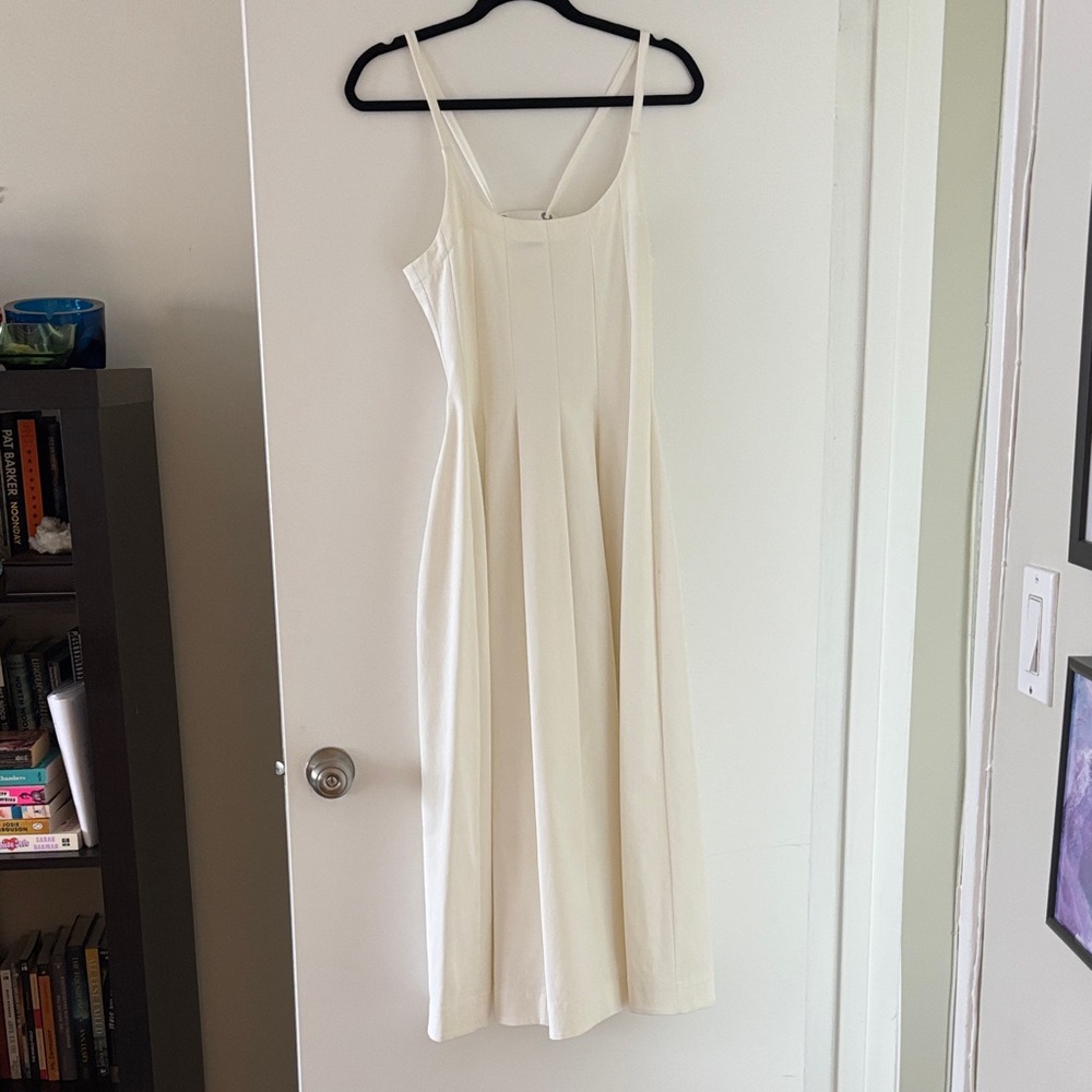 Jil Sander Cream Midi Dress